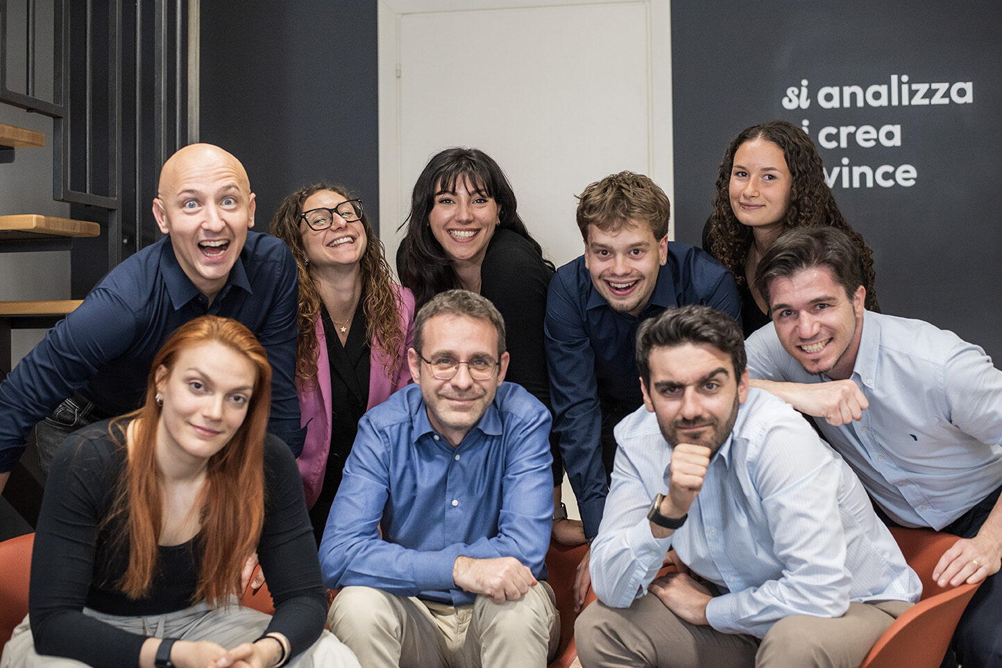 Il team di Studio Indaco in ufficio